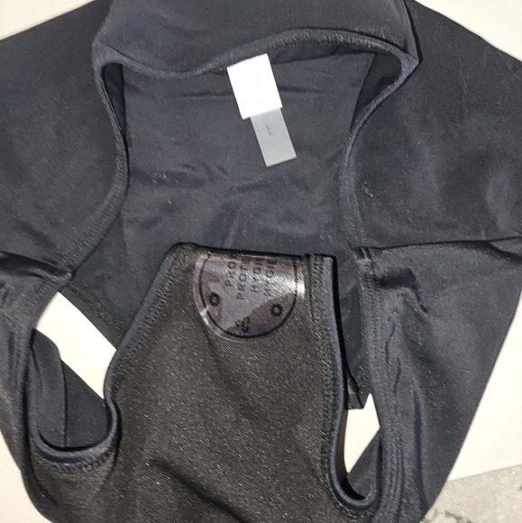 HOLIPICK 2 pc BIKINI BLACK TROPICAL SZ L NEW "V" - Picture 7 of 7